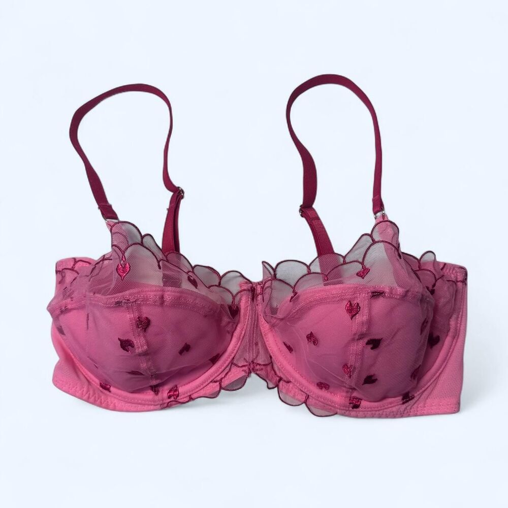 Adore-me Women's Pink and Red Bra
